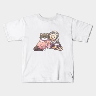 Cat friends Kids T-Shirt